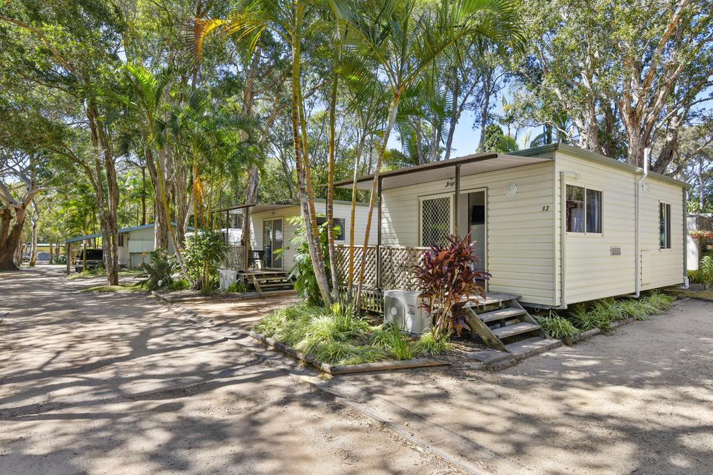 Flynns Beach Caravan Park ميناء ماكواري المظهر الخارجي الصورة